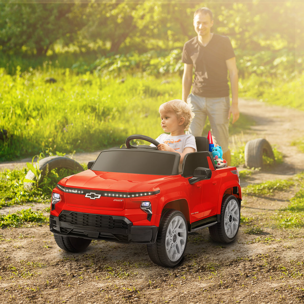 12V Chevrolet Silverado EV RST Licensed Kids Electric Ride-On Car with Parent Remote Control