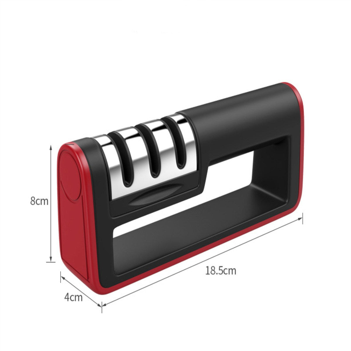 Professional 3-Stage Knife Sharpener – Diamond Quick Sharpener for Kitchen Knives